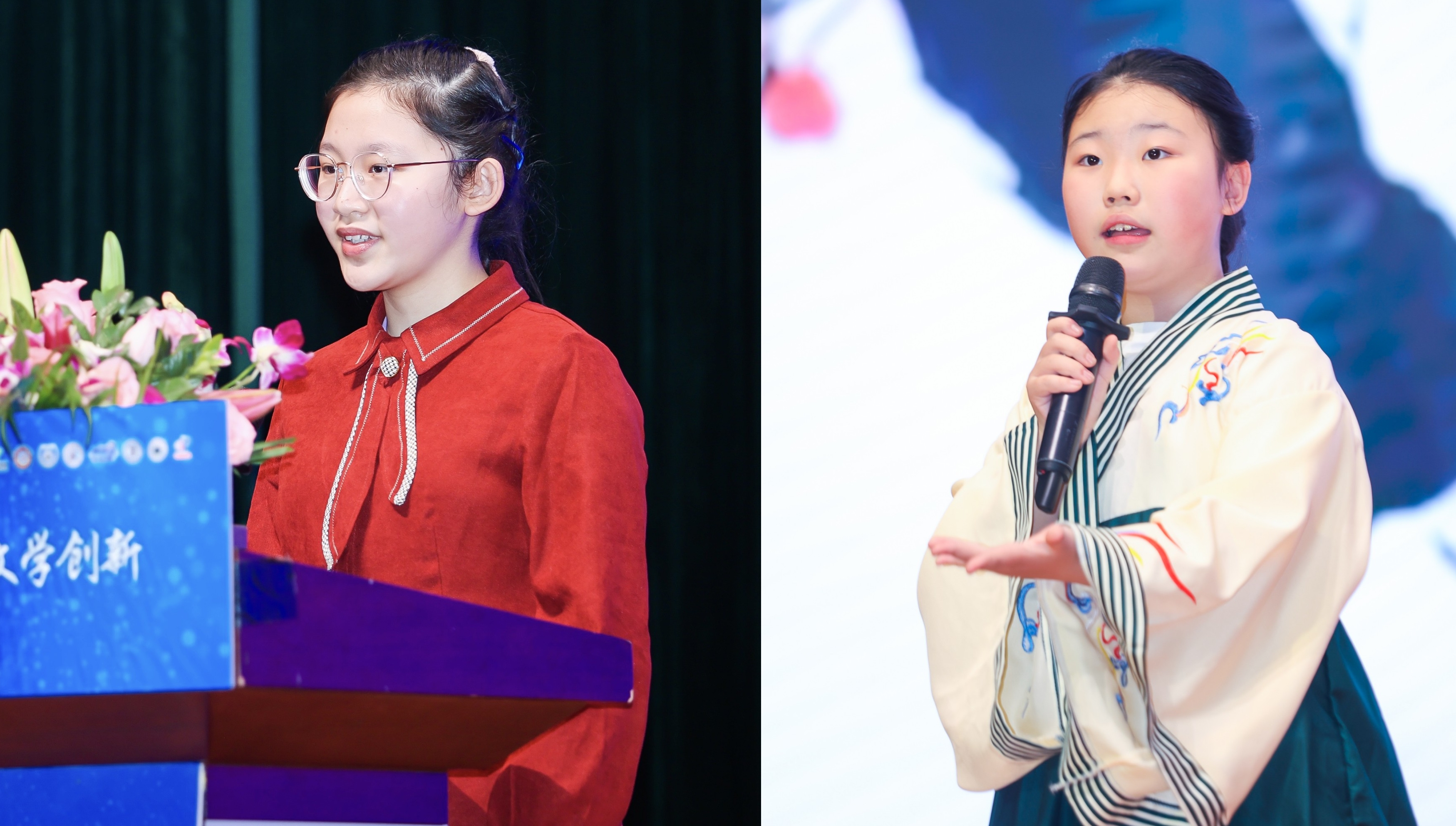 獲獎代表李睿頤、張文瑄帶來了精彩的表演